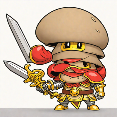 Mushroom Knight 3D Model