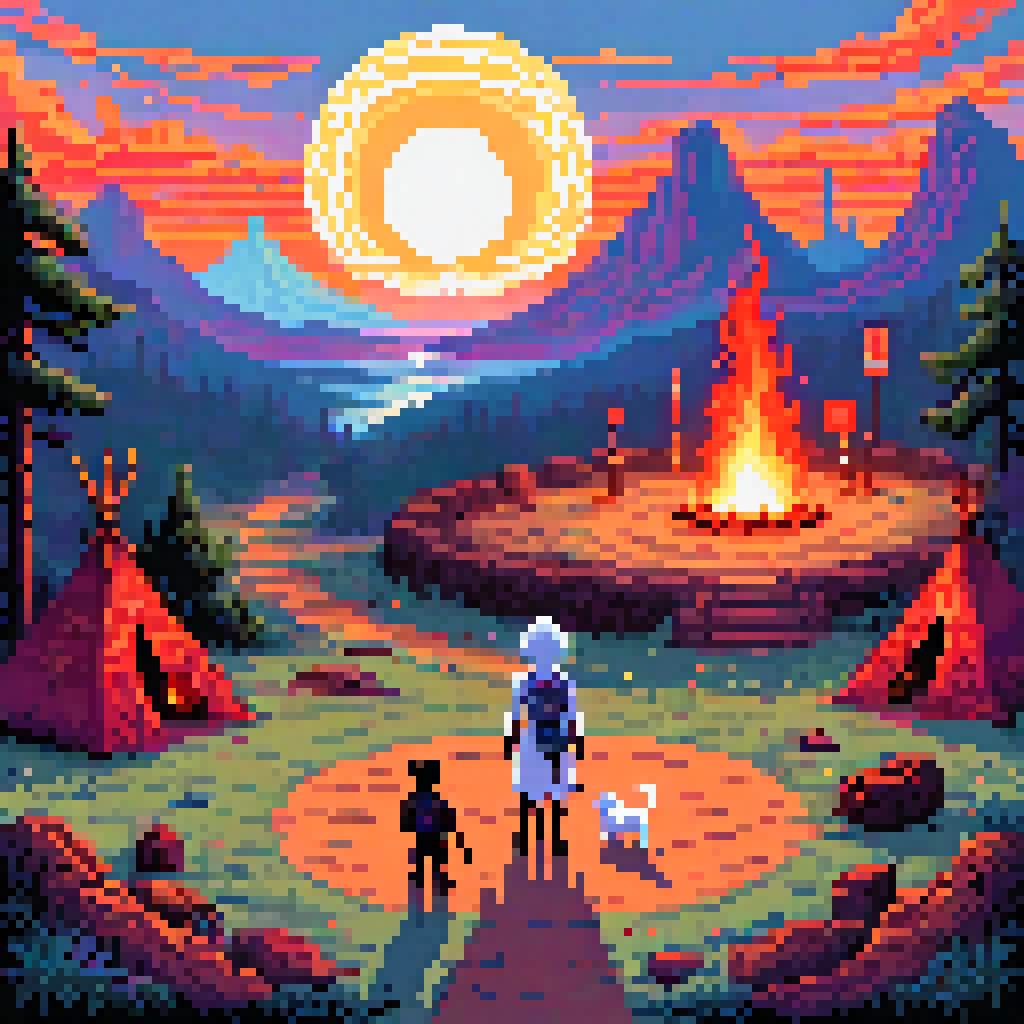 Later, at the railing: