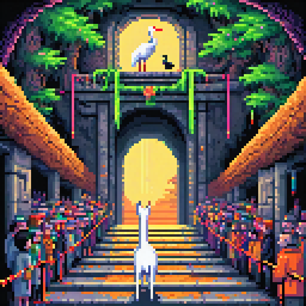 The Entrance Slopes Down