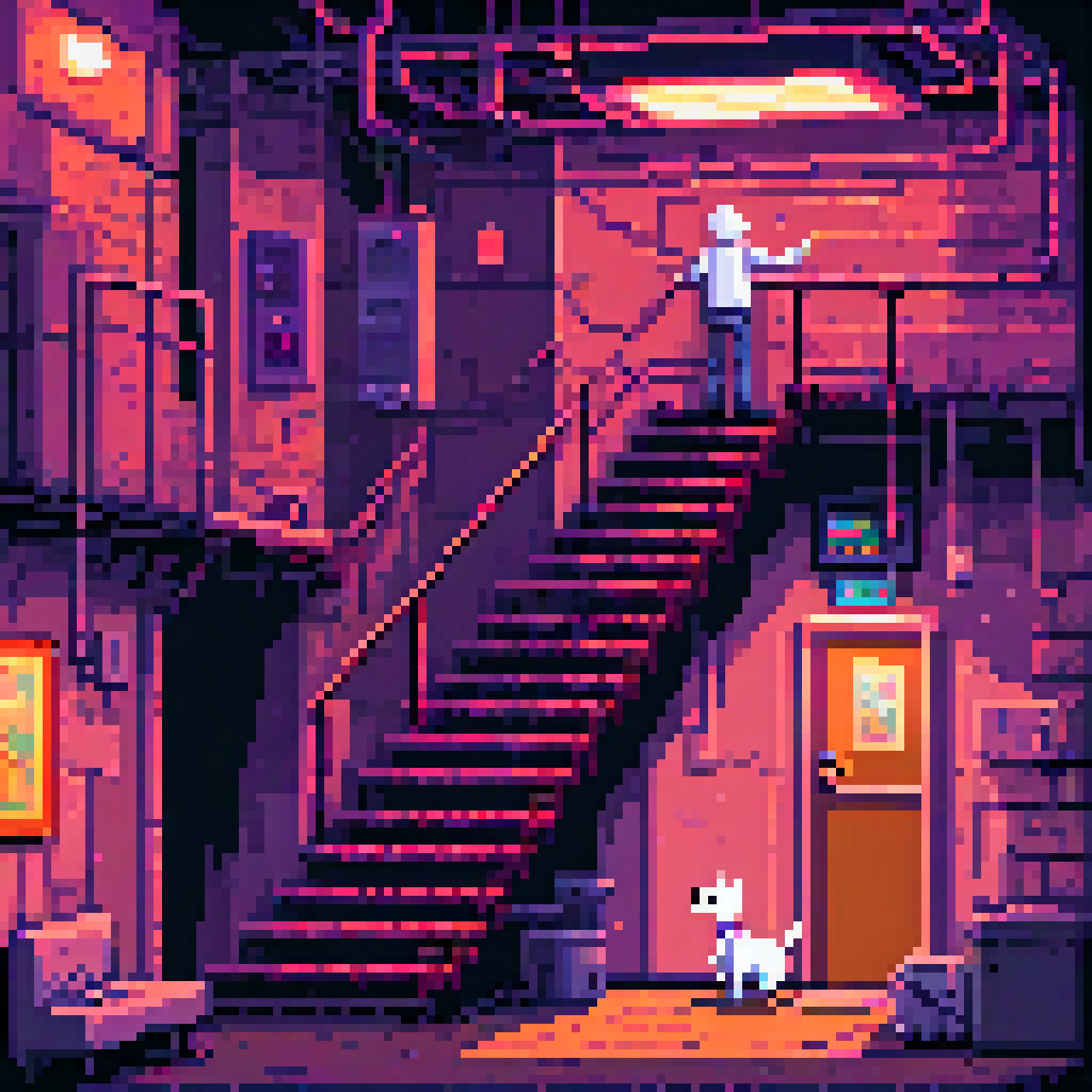 One Hand on Damp Concrete