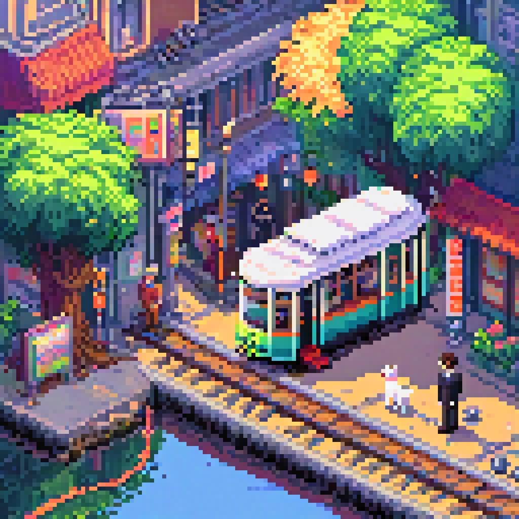 The Tram at First Light