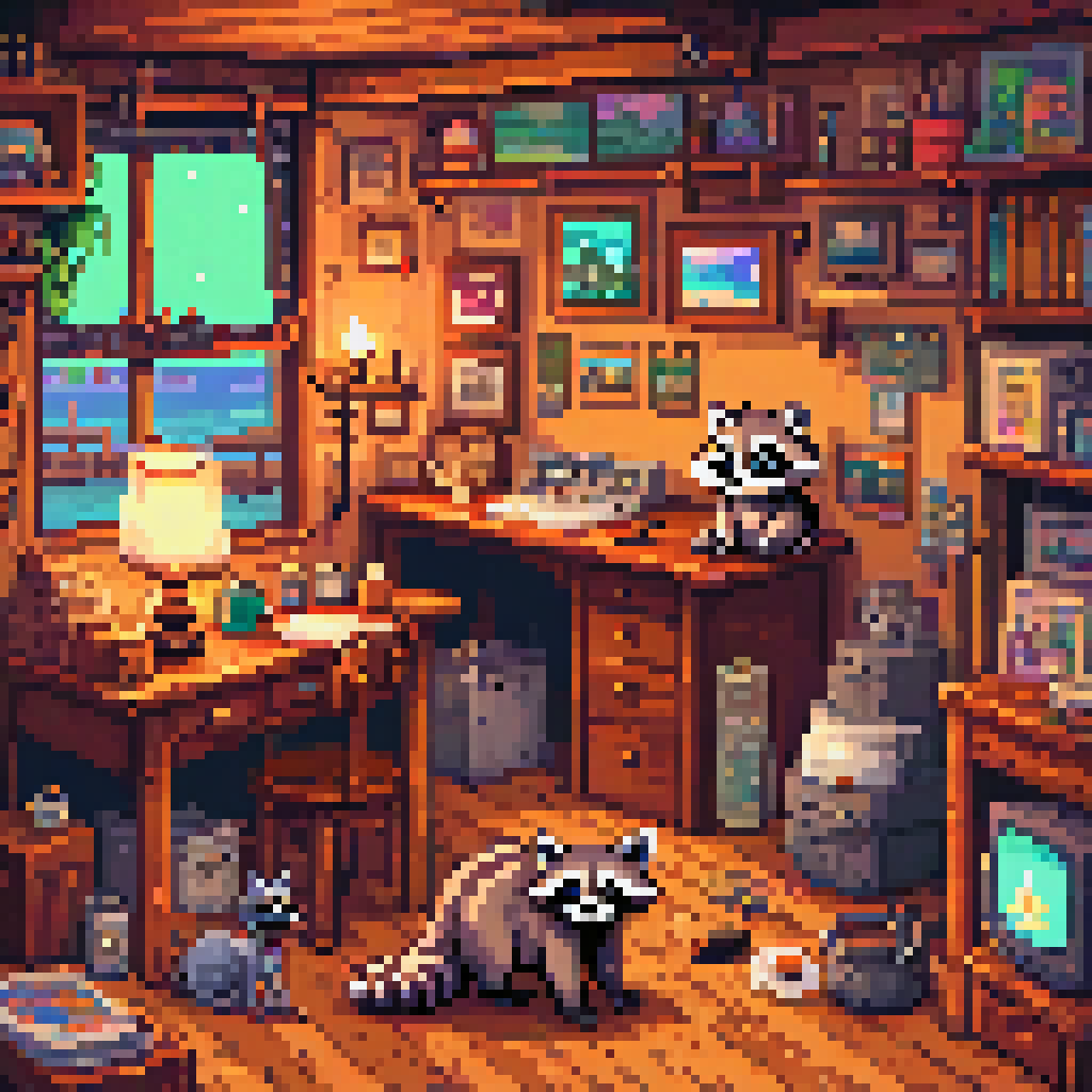 Two Lanterns and a Shadow