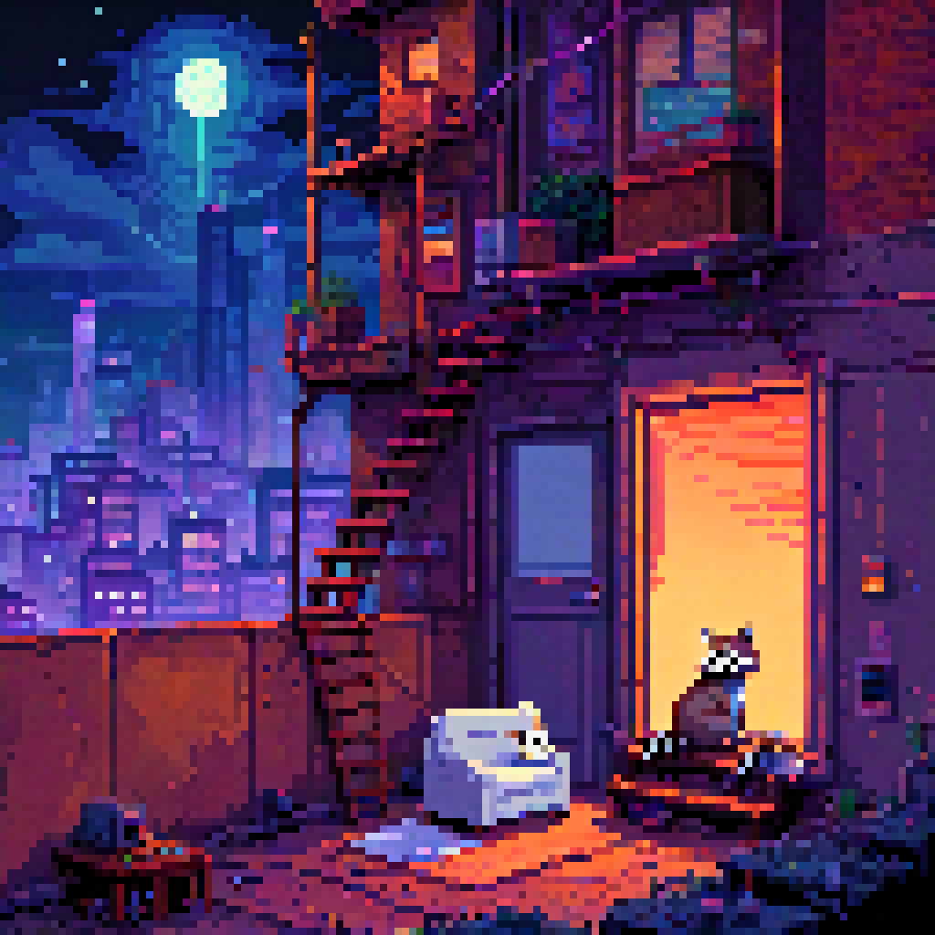 Sky Behind the Projection