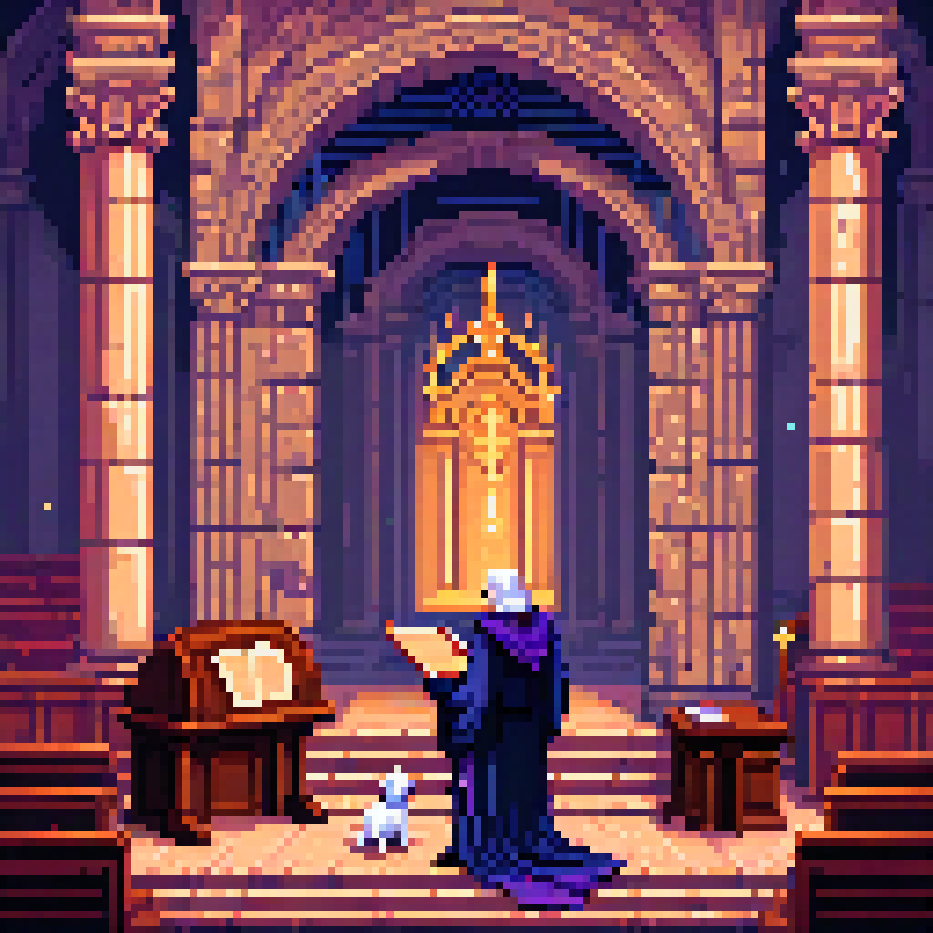 Pinned Maps and Stone Courts