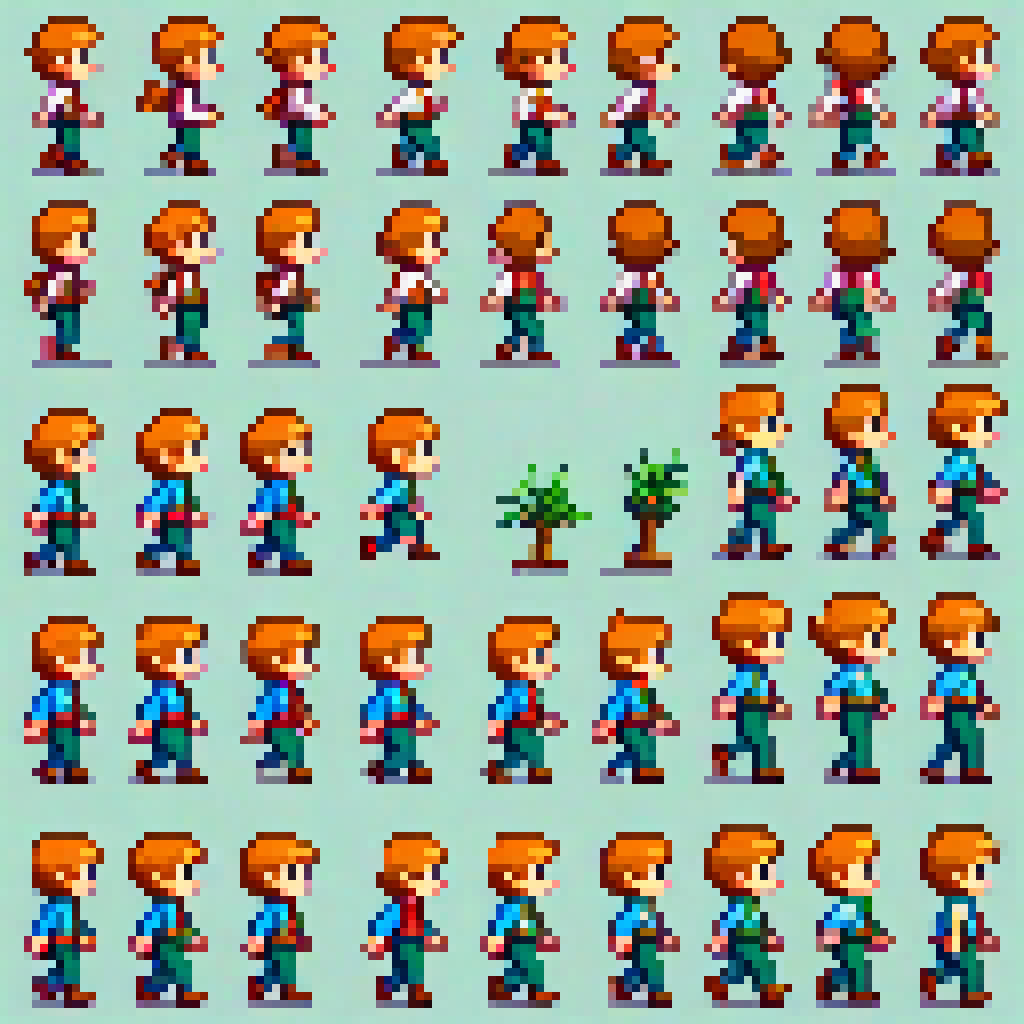 the-child sprite sheet